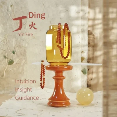 Tao Zenith Ding Yin Fire Bazi crystal bracelet, symbolizing intuition, insight, and inner guidance.