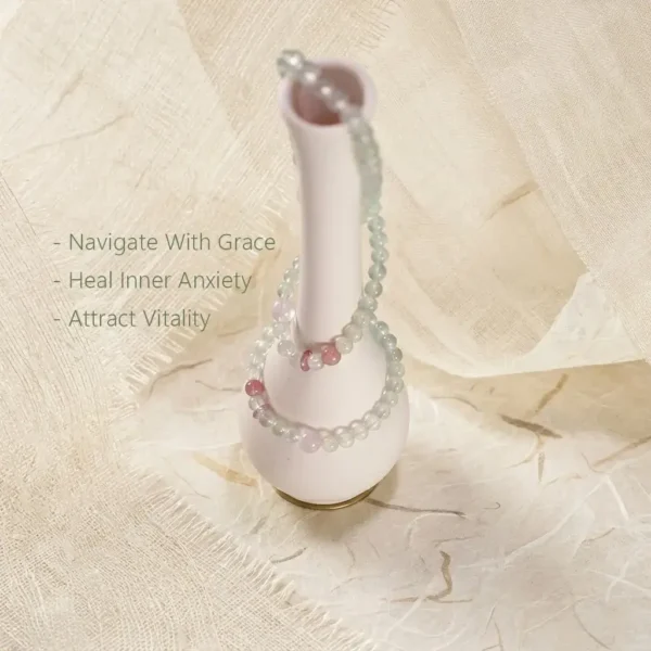 Yi Wood metaphysical jewelry piece, crafted to navigate with grace and heal inner anxiety.