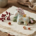 The Brocade Blessing: Song Brocade Horse Charm